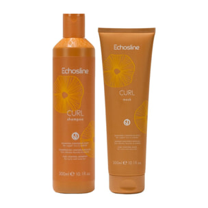 ECHOSLINE Kit Curl Shampoo 300ml + Mask 300ml