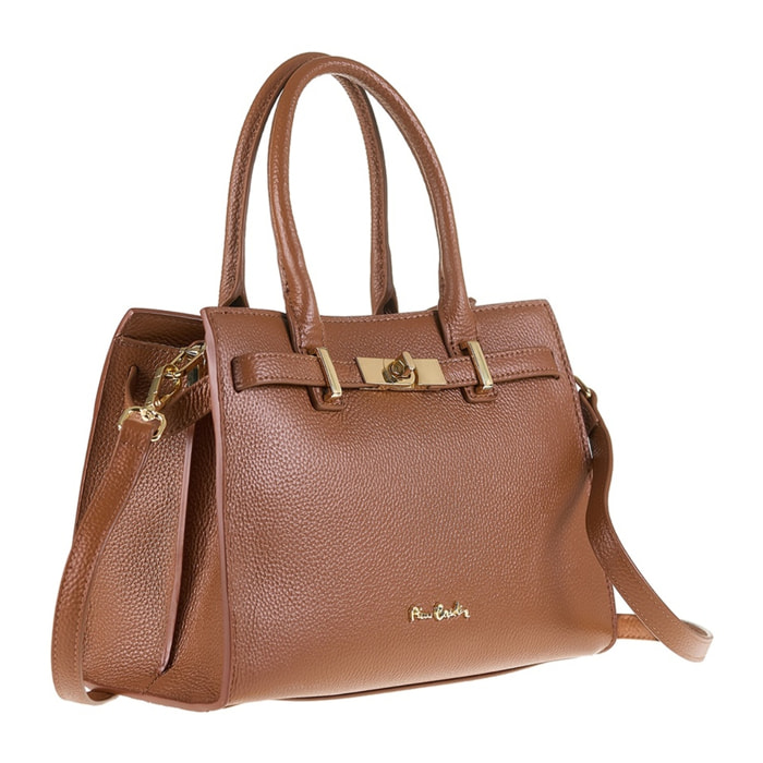 Borsa a mano da donna Made in Italy - Modello Eirian Nova - 100% pelle - 27.0 x 20.5 x 10.0 cm