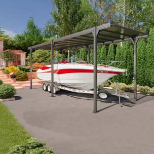 Carport camping car - Toit monopente - Hegoa 25