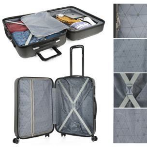 Maleta Itaca Tiber Set De 3 Unidades Antracita