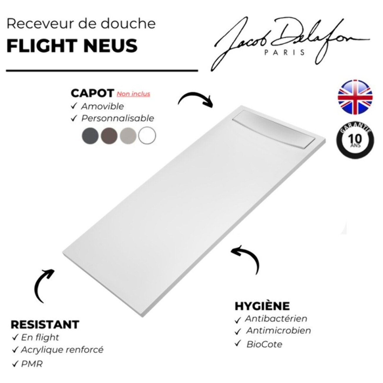 Receveur antidérapant Flight Neus