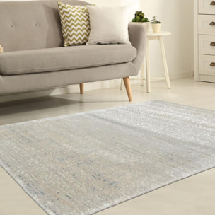 Tapis salon et chambre fait main en laine motif uni GOBI