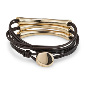 Pulsera "o no tubi" DORADO L