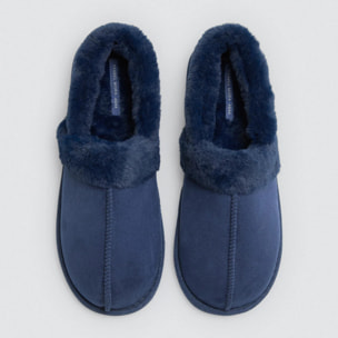 Pantofole chiuse con pelliccia