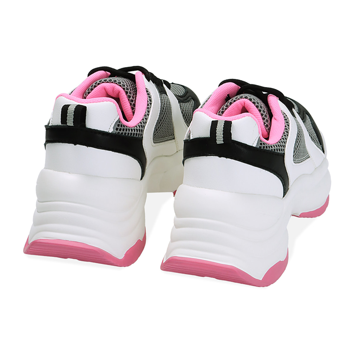 Sneakers nero/bianco fucsia