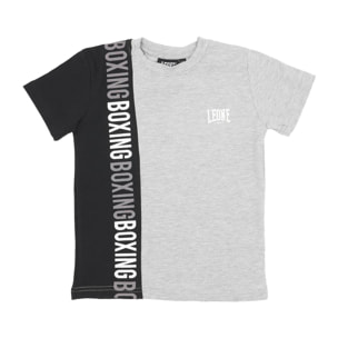 Camiseta niño Leone 1947 Apparel Junior manga corta bicolor