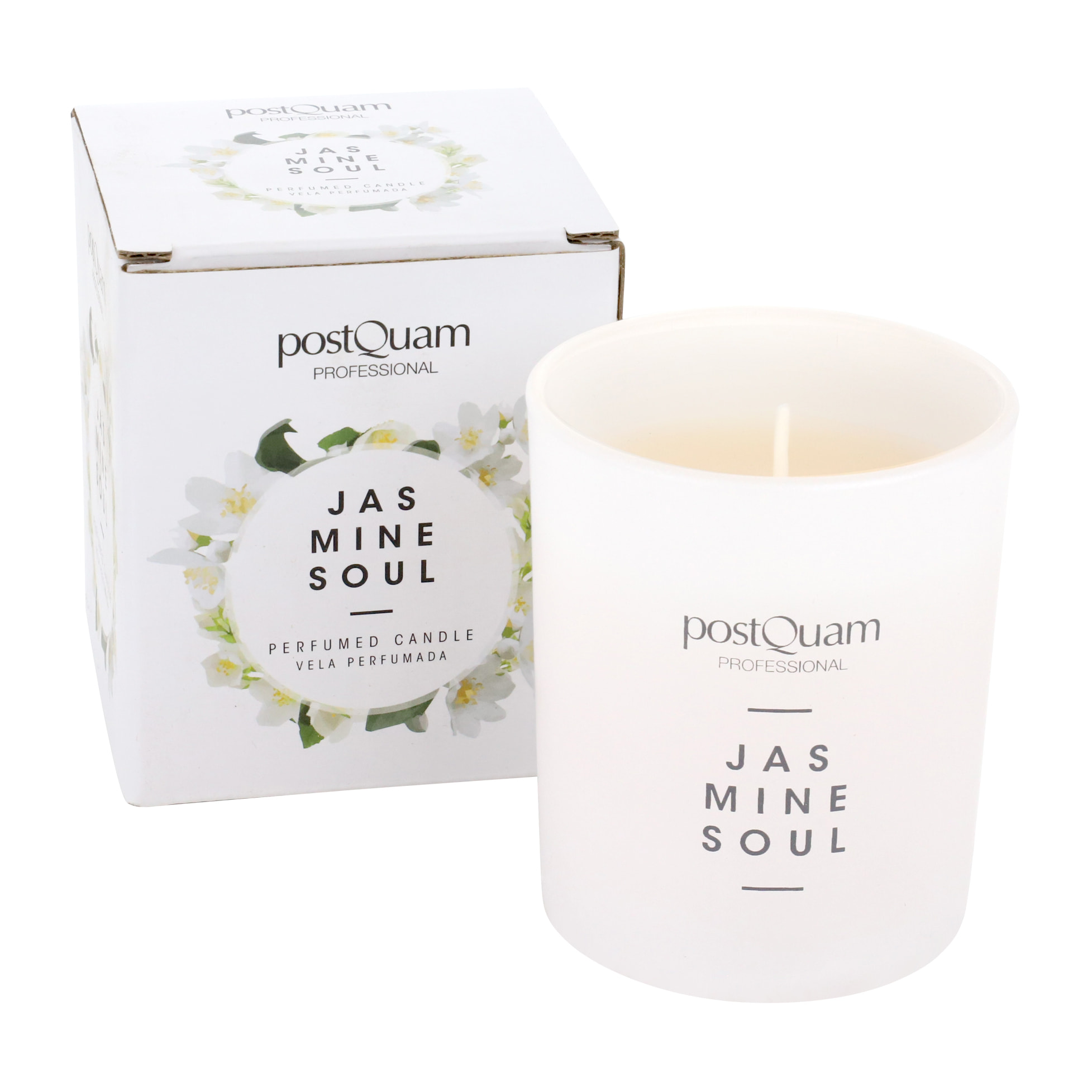 Vela De Cera 100% Vegetal Con Fragancia Jasmine