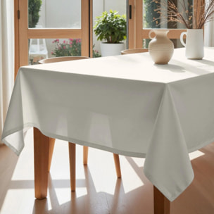 Nappe en résine anti-taches XL Uni lin 102