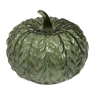 Lampe LED Assia ronde H.12cm vert