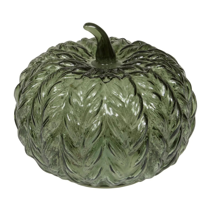 Lampe LED Assia ronde H.12cm vert