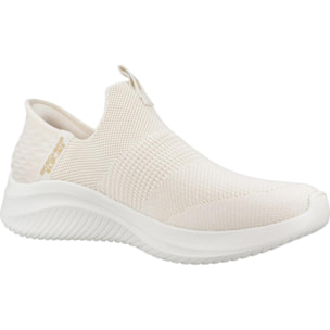 Sneakers De  Mujer Slip-ins Ultra Flex 3.0 Cozy Streak Beis