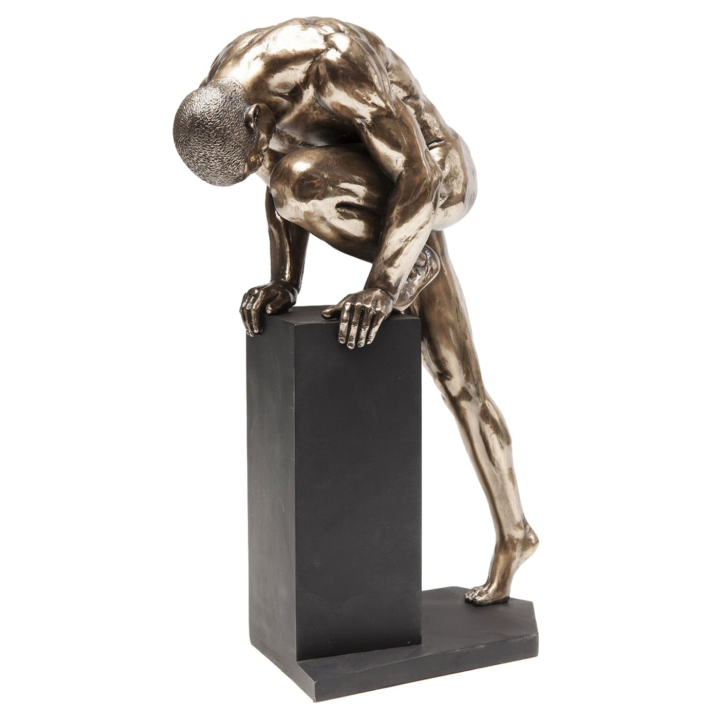 Déco Nude Man Stand bronze Kare Design