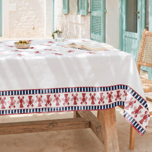 Mantel antimanchas TENACITAS AZUL - 100% algodón