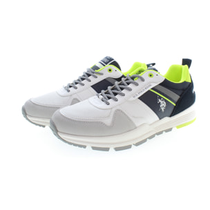 Sneakers U.S. Polo Assn White-Lime