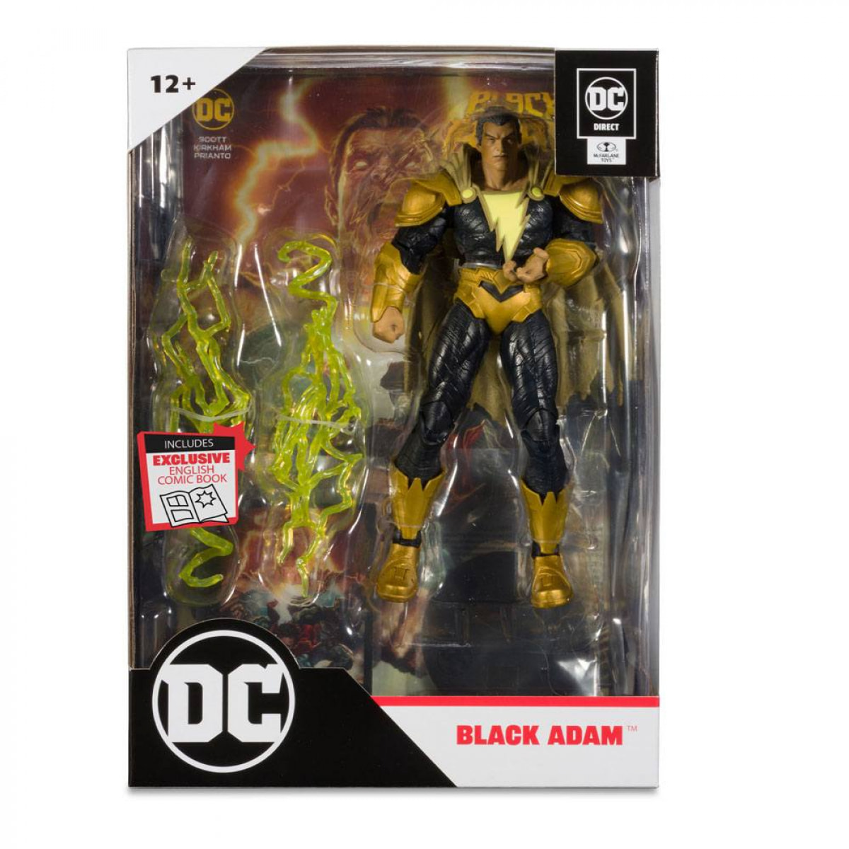 Dc Black Adam Page Punchers Action Figura Black Adam 18 Cm Mcfarlane Toys