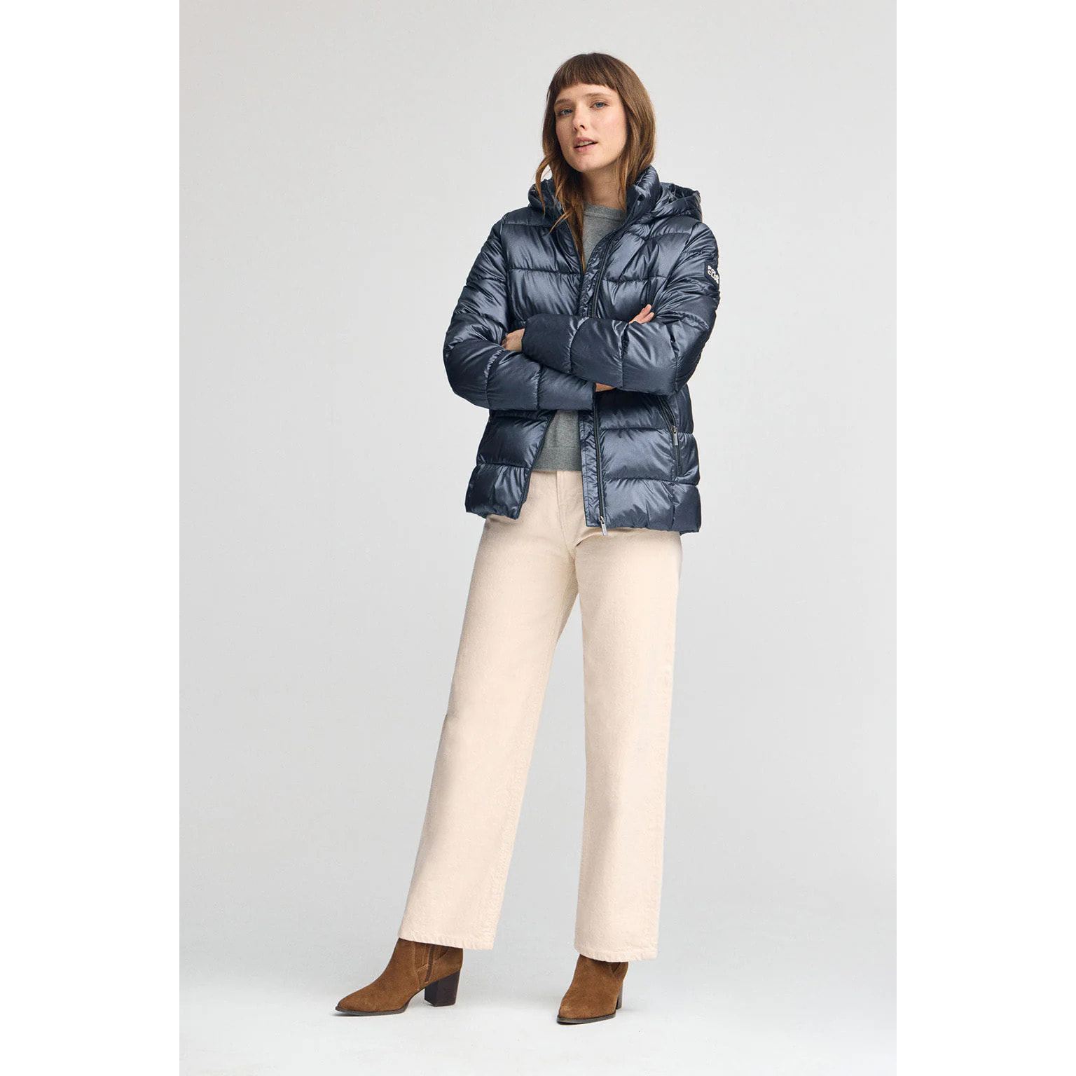 Giubbotto Silvon blu con logo Polo Club