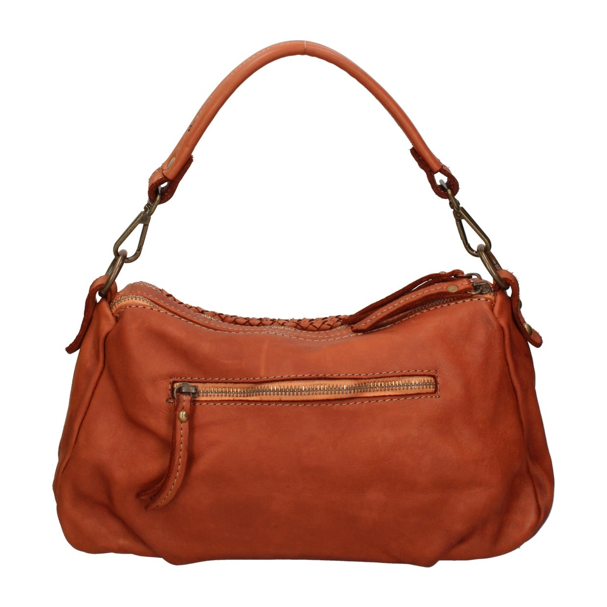 Borsa a spalla da donna - Modello Novella - Vera pelle - 31.0 x 18.0 x 12.0 cm