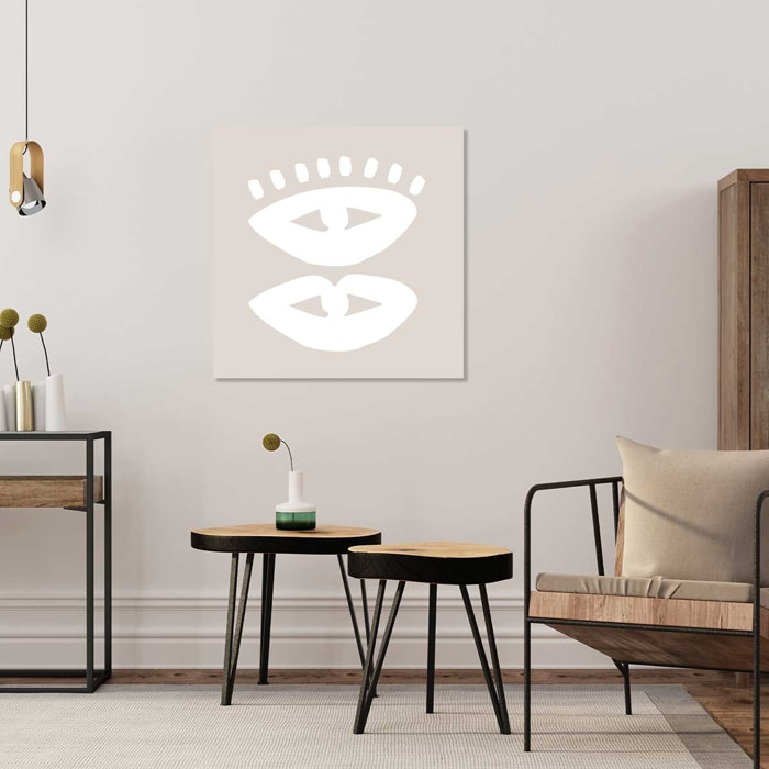 Tableau read my lips Toile imprimée