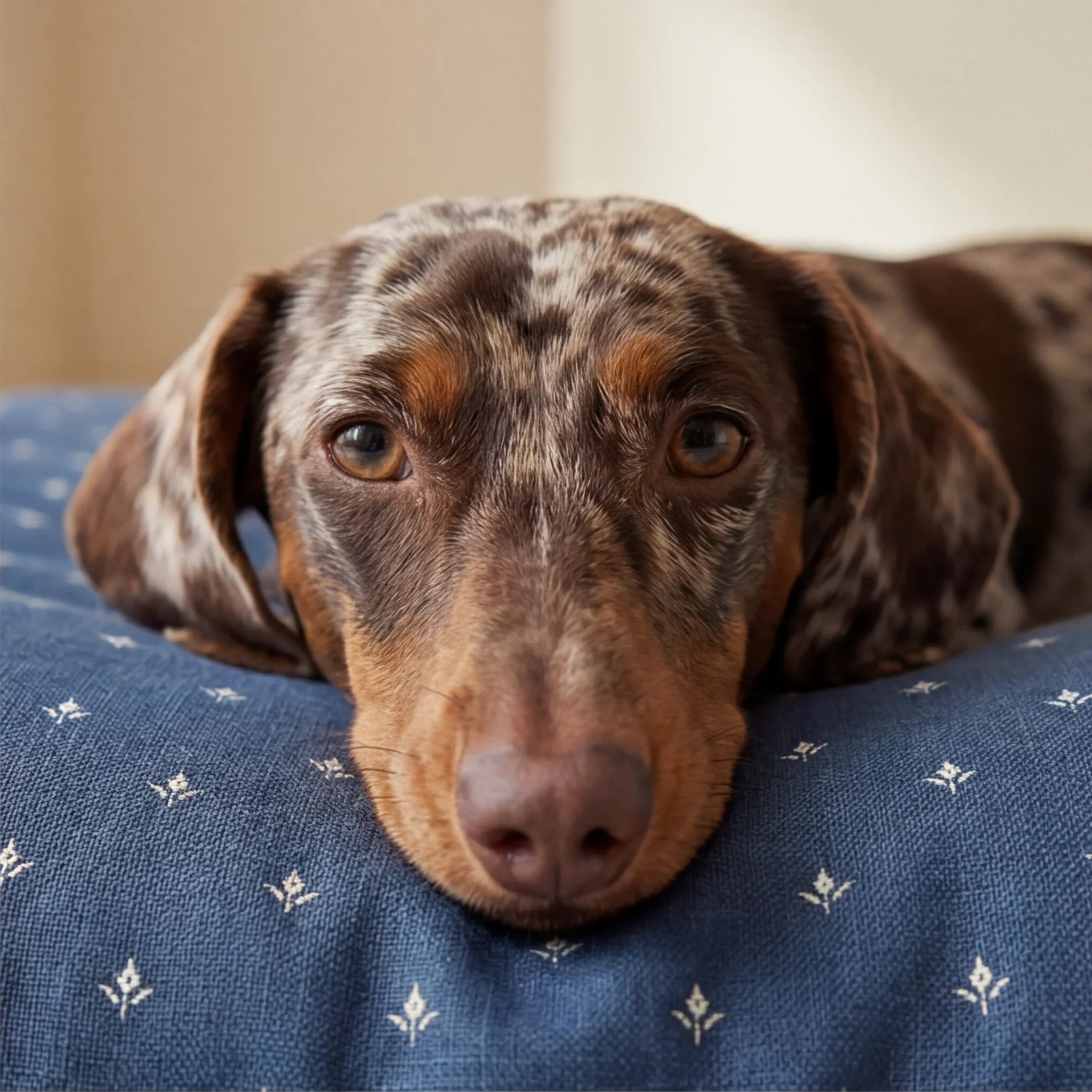 Housse antitaches pour lit pour animal Monina Denim 8