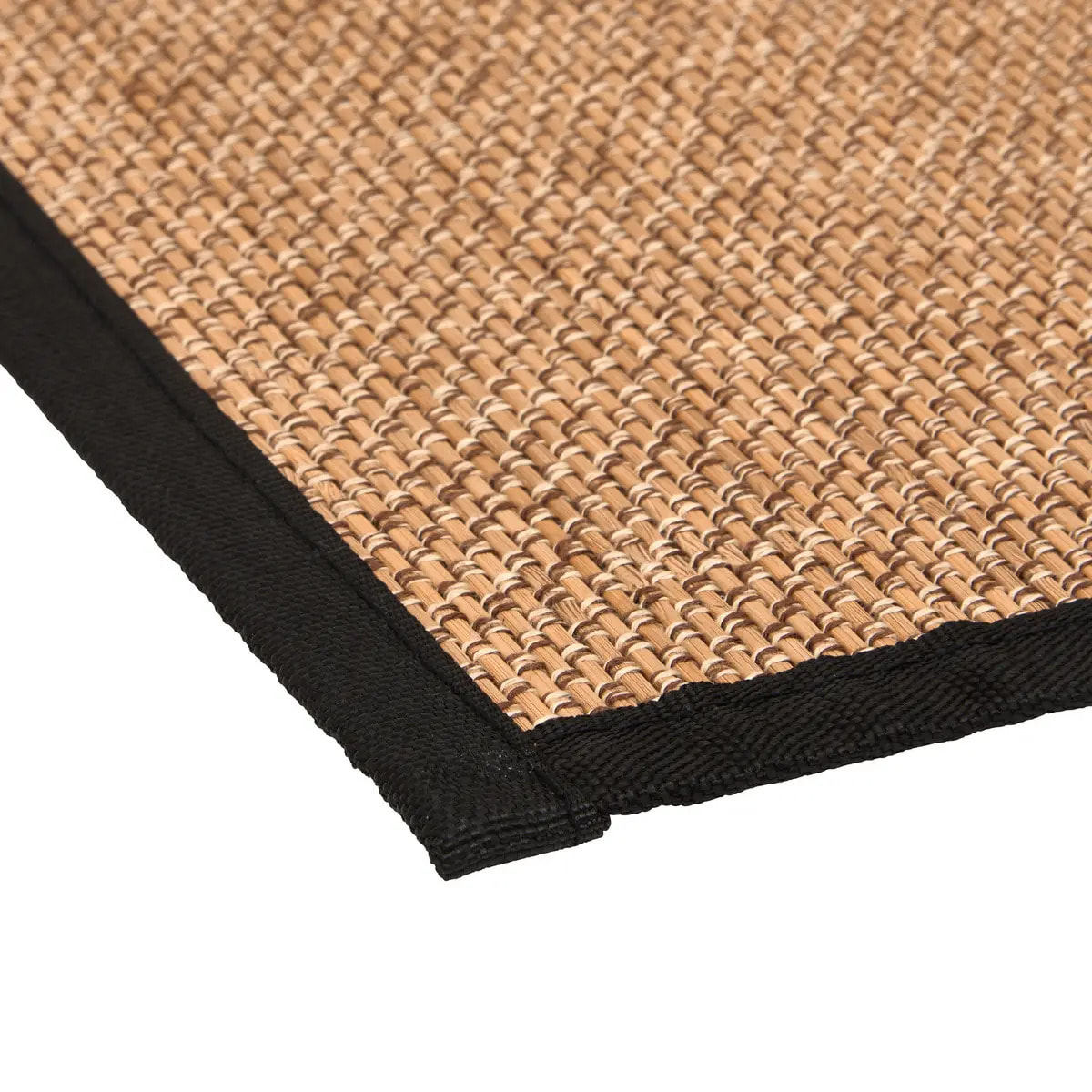 Tapis de bain texturé Stemy 50x80cm noir