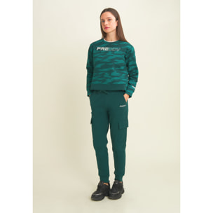 Pantaloni sportivi in felpa con tasconi laterali