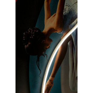 STAMPA C/LED SU TELA DANCER CM 60X3,5X90 (APPLICAZIONE 3D ACRILICO)