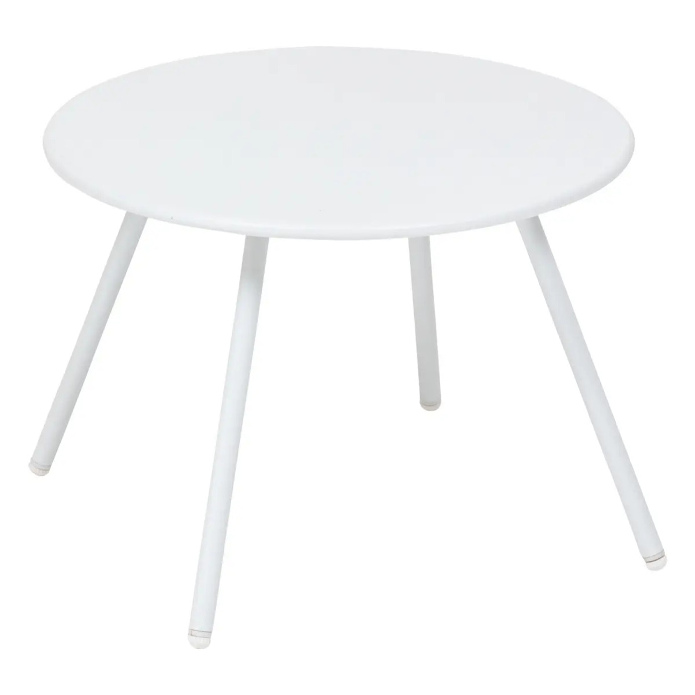 Salon de jardin duo "Paopao" blanc en acier traité en epoxy 2 places