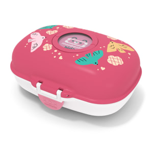Boîte à goûter enfant Gram 600ml Rose Birds
