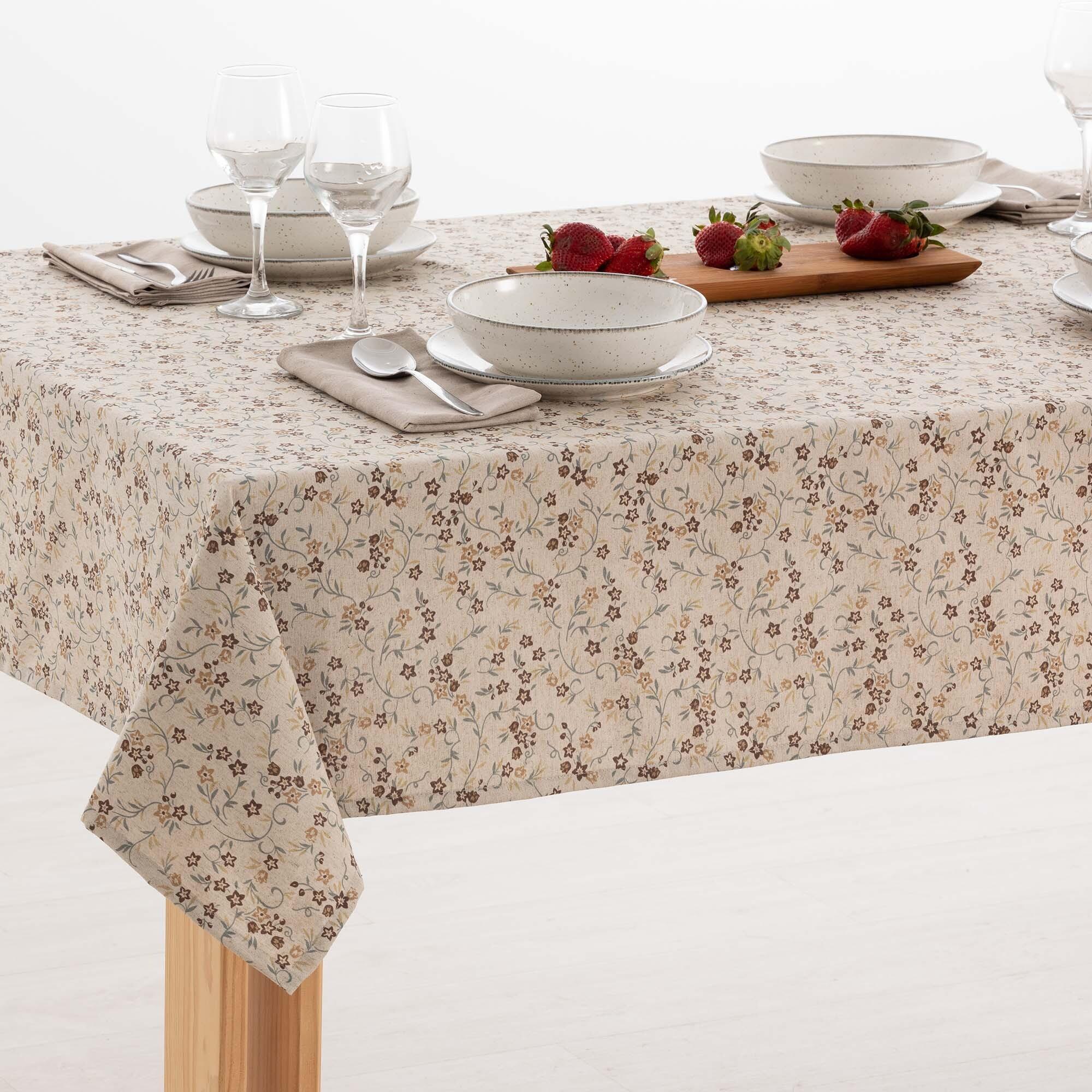 Nappe en résine anti-taches lin 0120-283