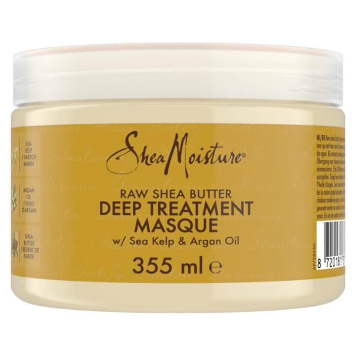 Masque Shea Moisture Hydratant et fortifiant au miel et yaourt aux huiles de Mafura et de baobab (32