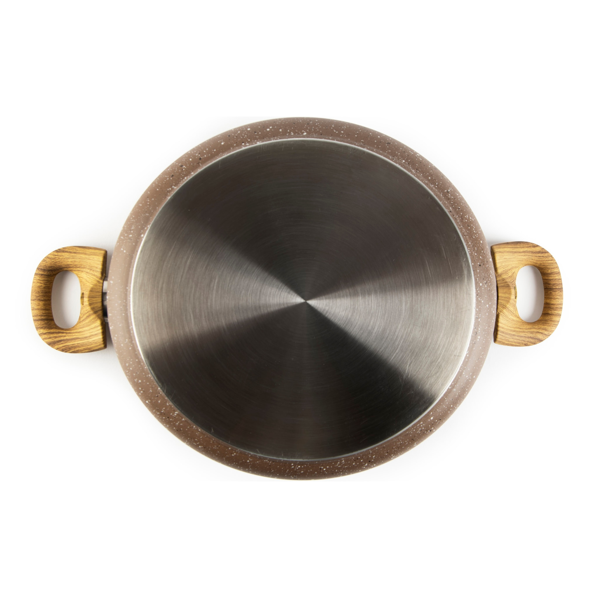 Poêlon 28 cm Excelsa – Wood & Stone, Aluminium Beige