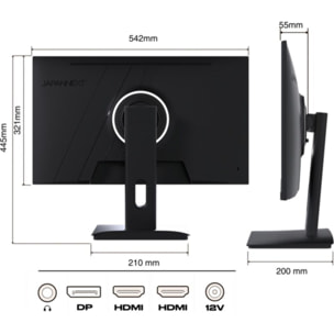 Ecran PC Gamer JAPANNEXT JN-I238FHD200F 24''
