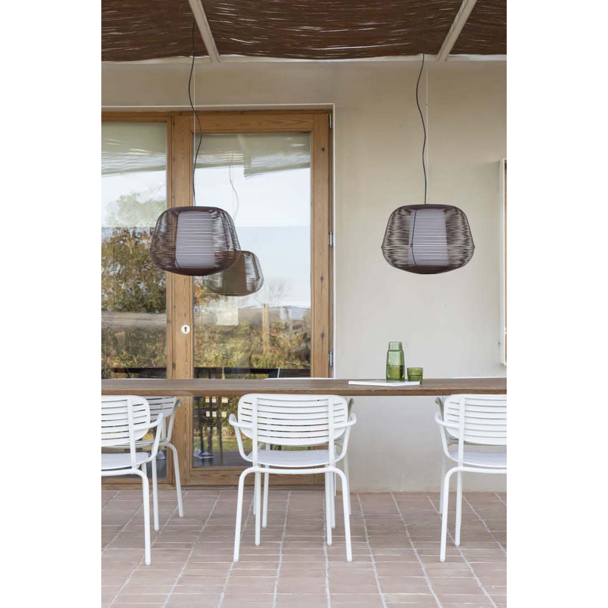 NARA Lampe suspension rouille
