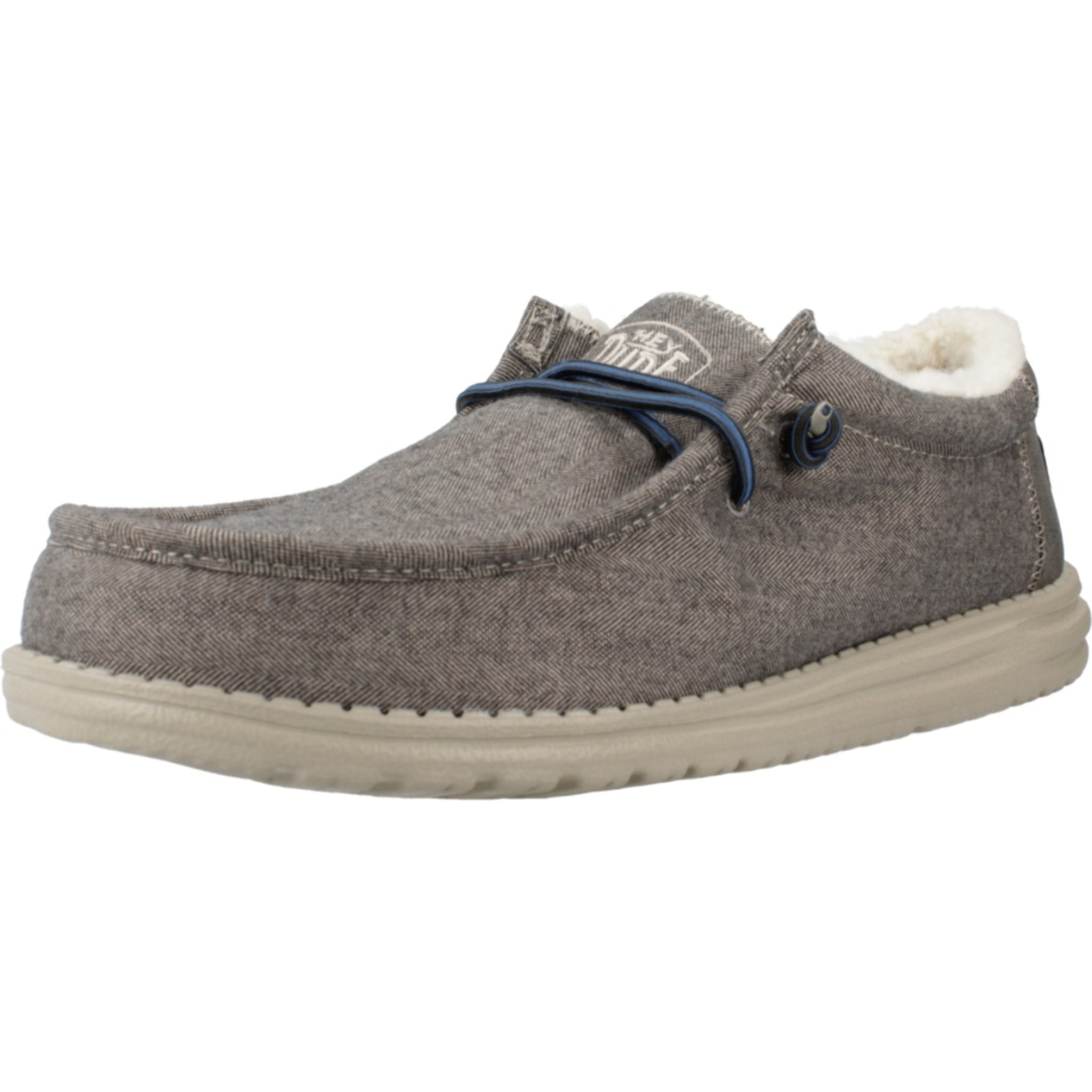 Informales Hombre de la marca HEY DUDE  modelo WALLY HERRINGBONE Brown