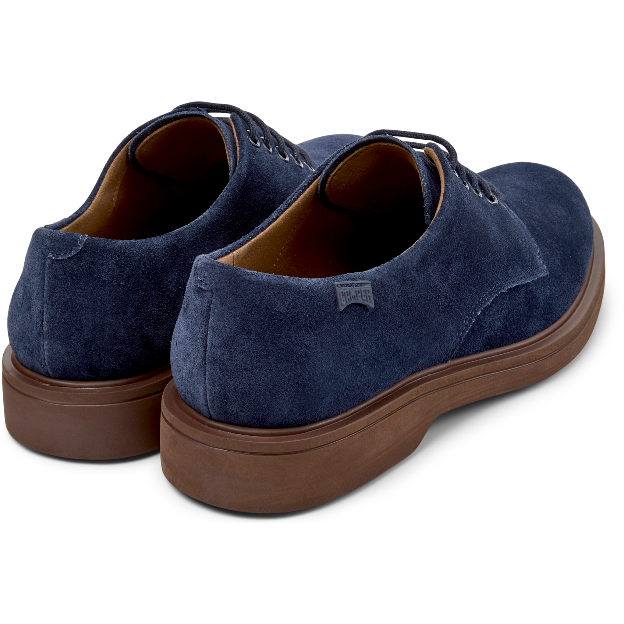 Scarpe stringate - CAMPER Norman - Blu - Pelle scamosciata