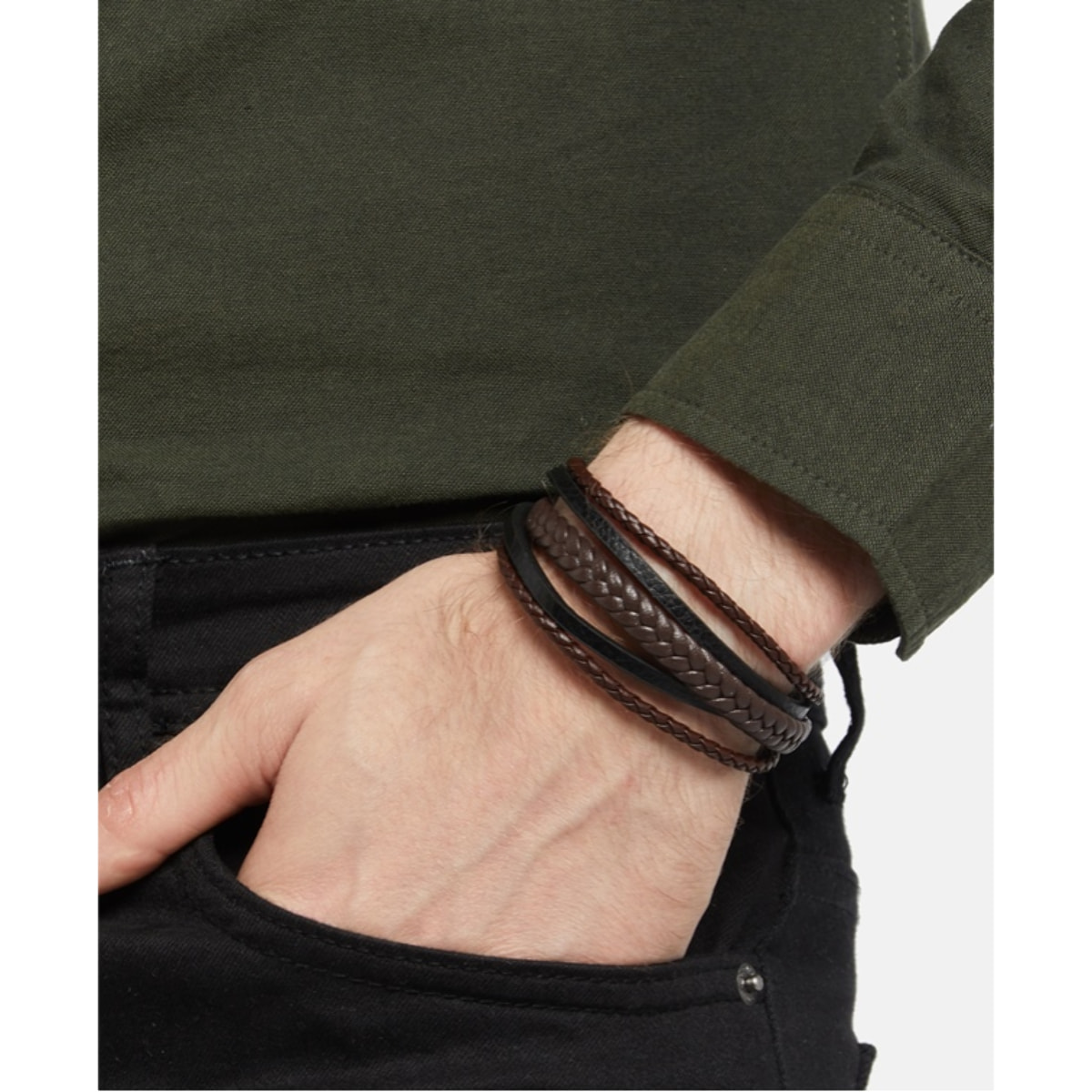Bracciale U.S. Polo Assn. In metallo placato rodio