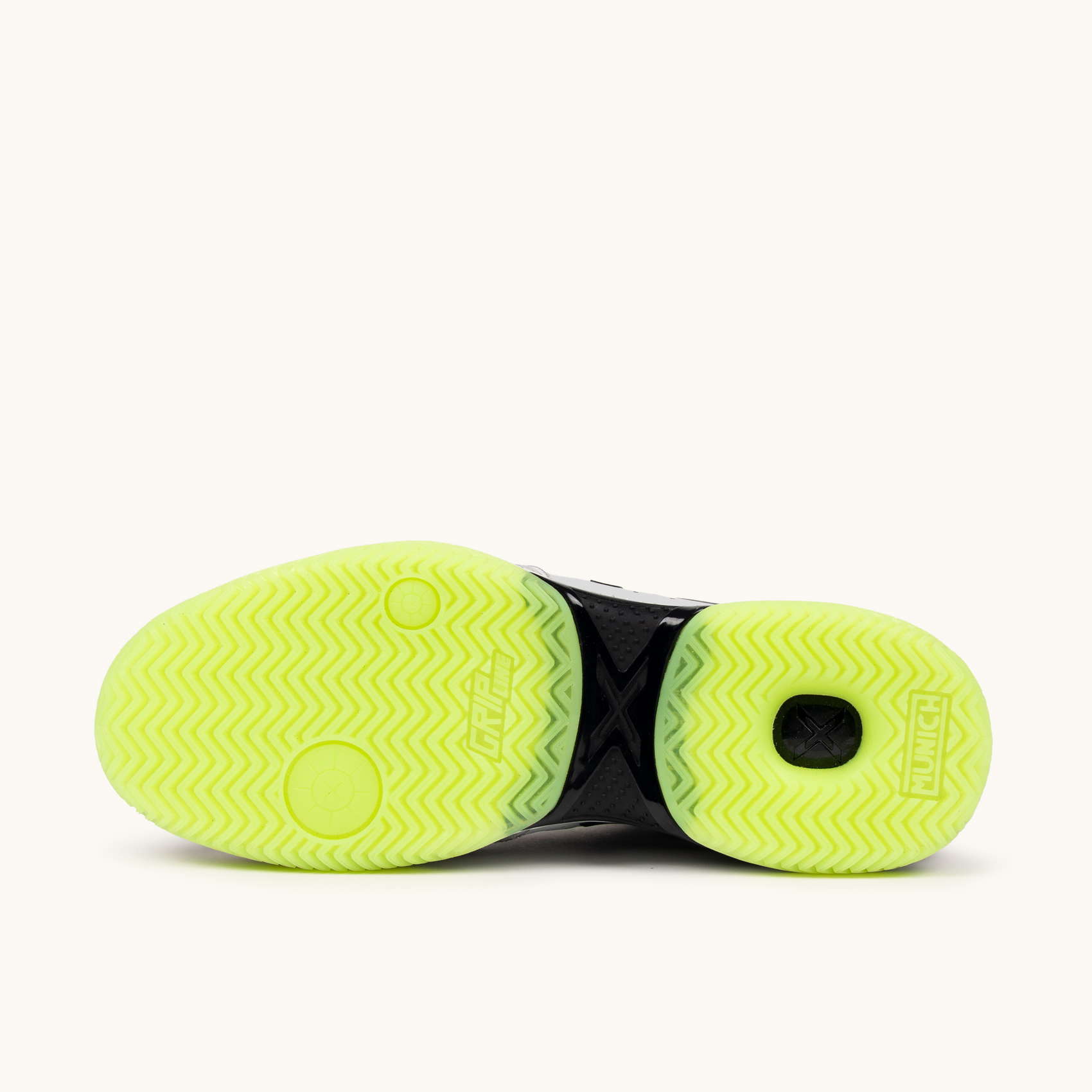 MUNICH ATOMIK 50 Zapatillas de Pádel/Tenis Gris y Amarillo Flúor