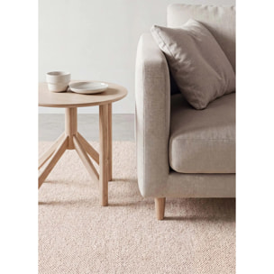 PETRA Alfombra lavable tejido en bucle en blanco, varias medidas disponibles.
