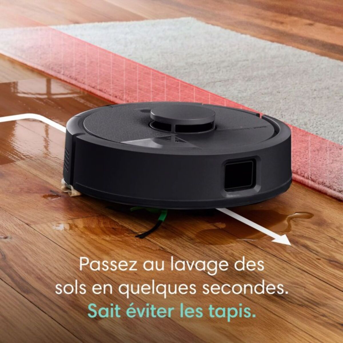 Robot Aspirateur Laveur IROBOT Roomba Mini Noir F155040