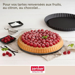 Moule à tarte renversée 30 cm Zenker Black Metallic