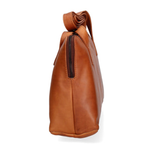 Borsa a spalla  da uomo In Vera pelle Made in Italy 32x20x10 cm