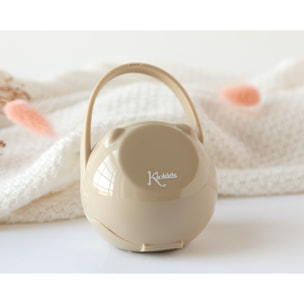 PORTACHUPETES CON GANCHO BEIGE