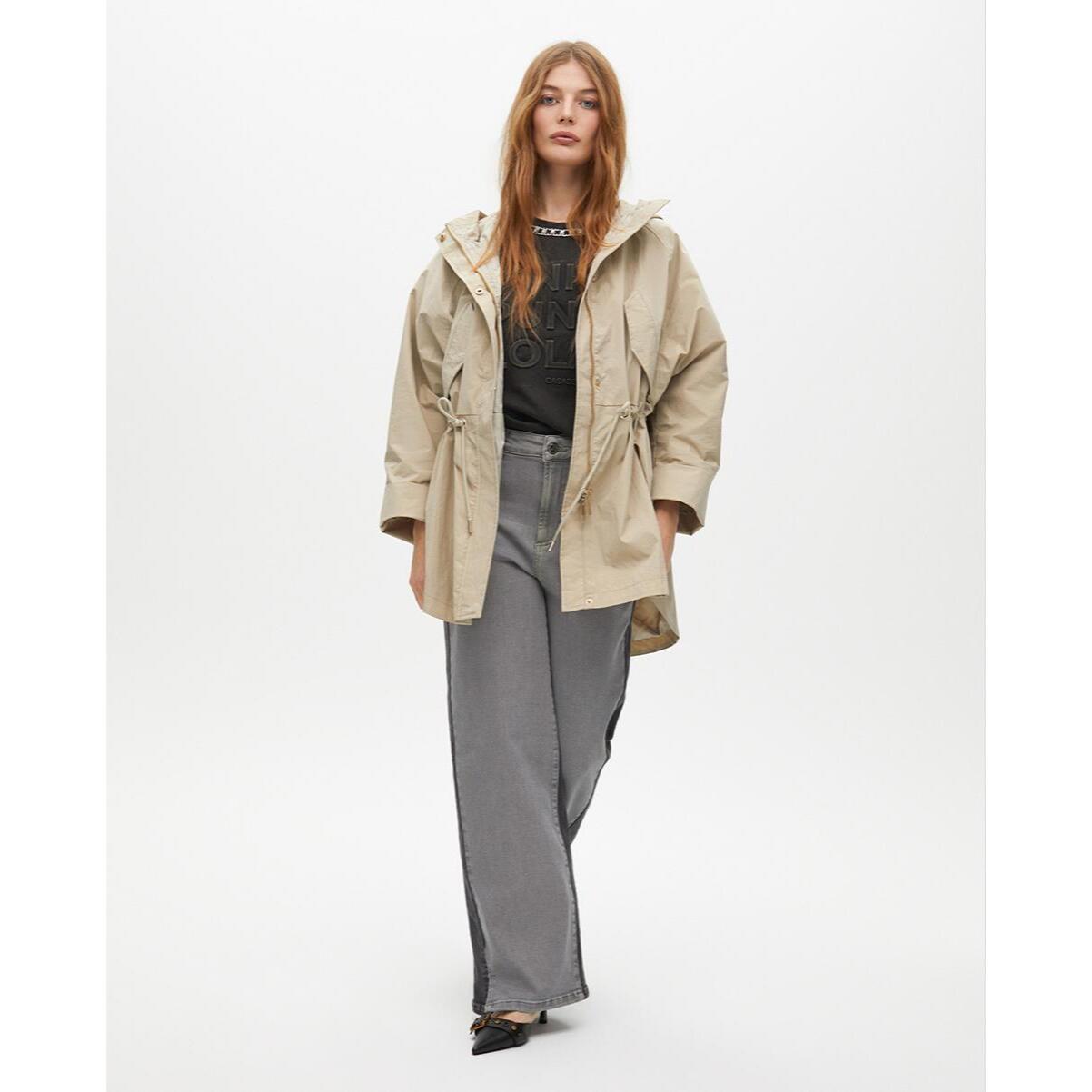 Parka Oversize Cintura Regolabile