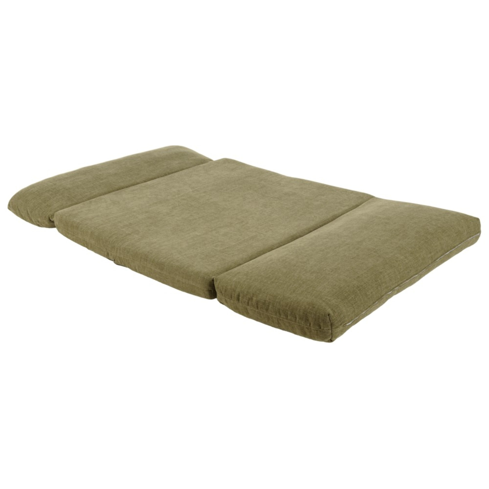 ANGELE - Chauffeuse convertible 2 places en tissu couleur vert
