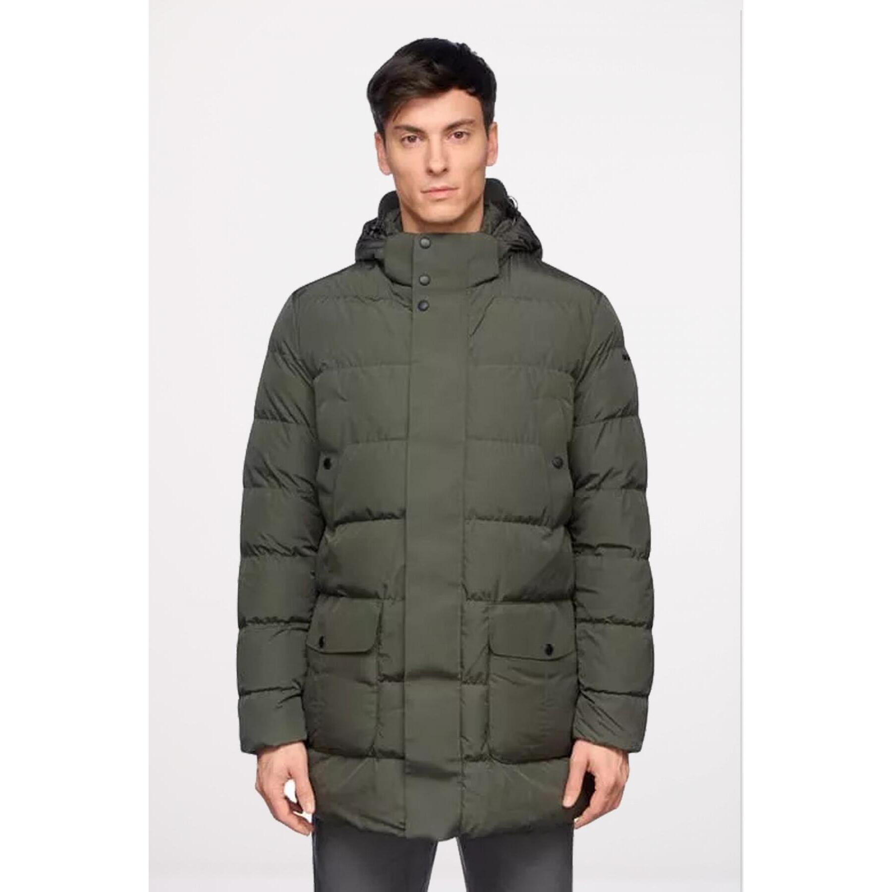 Abrigos Hombre de la marca GEOX  modelo M PIEVE PARKA VERDE