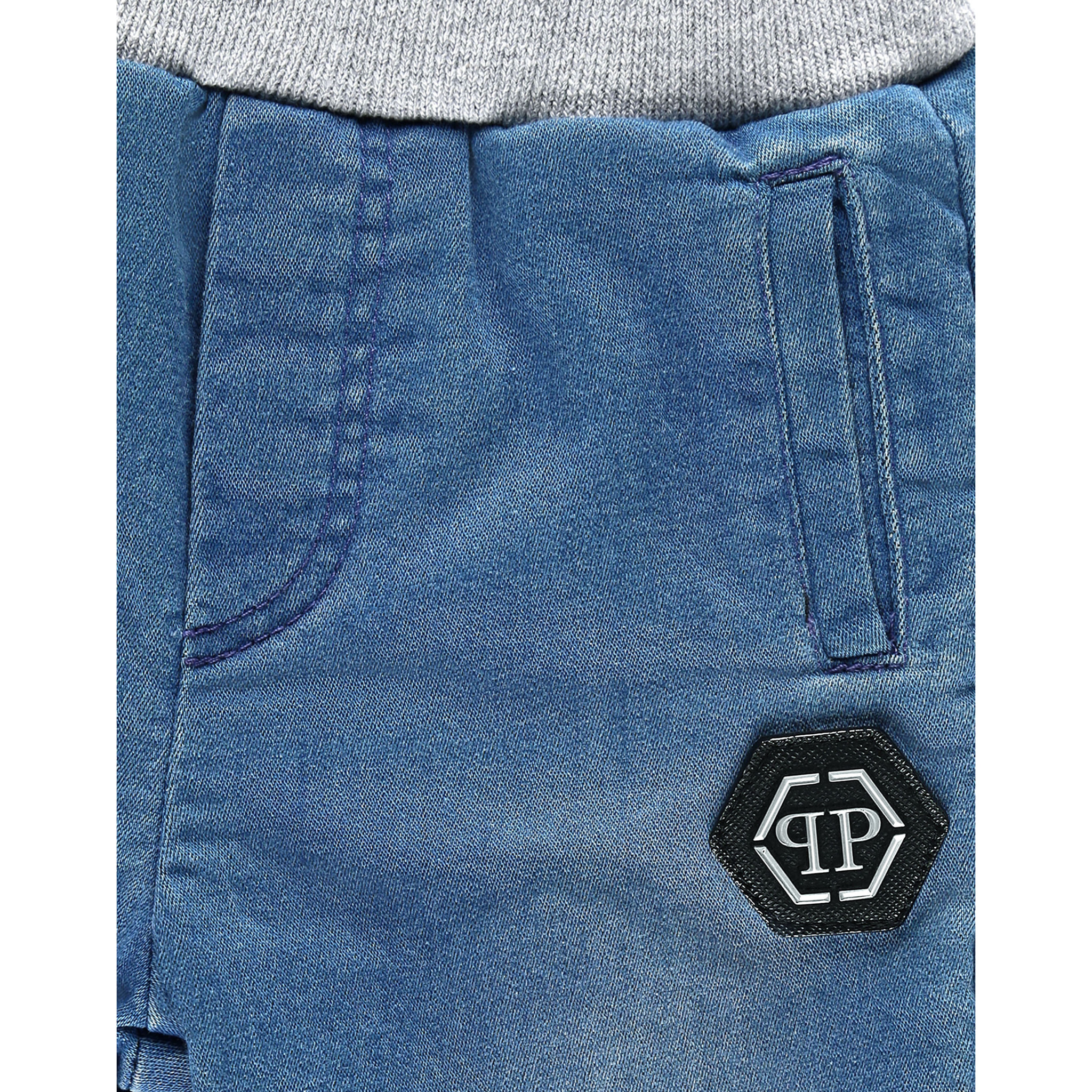 PHILIPP PLEIN Denim Trousers HEXAGON