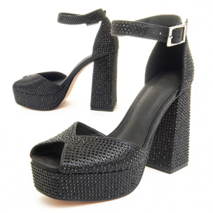 Zapatos de Tacón - Negro - Altura: 12 cm