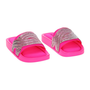 Sandali mare fucsia in lycra