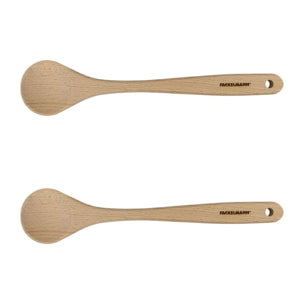 Ensemble de 2 Cuillères de cuisine en bois FSC Fackelmann Eco Friendly