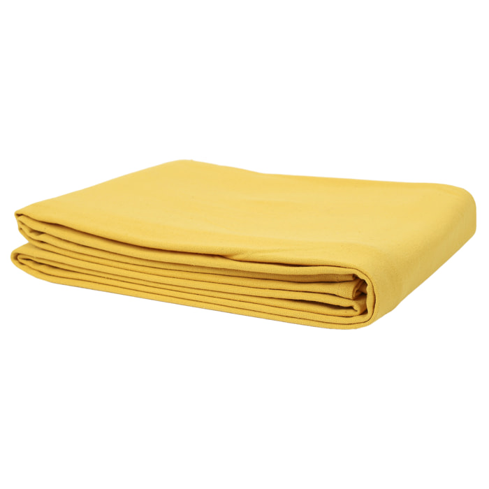 Nappe Coton Moutarde 140x250cm
